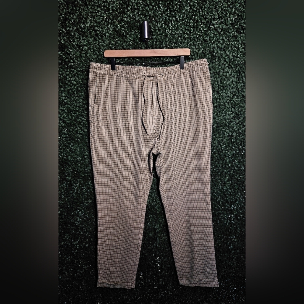 H&M Men's Chinos - Brown Checkered